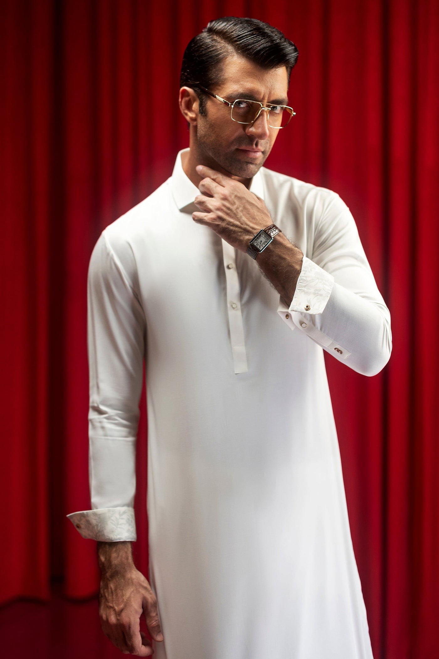 Blended White Shalwar Kameez - Cast & Crew