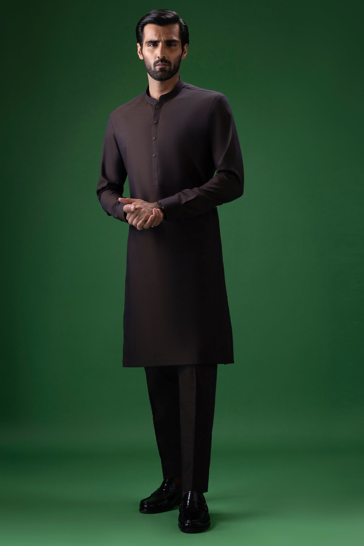 Cotton Brown Shalwar Kameez - Cast & Crew