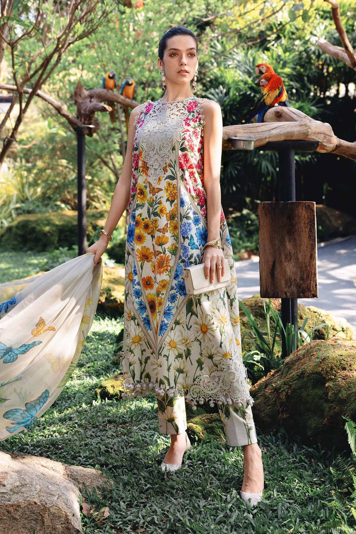 Design 10A - Maria B M Print Stitched