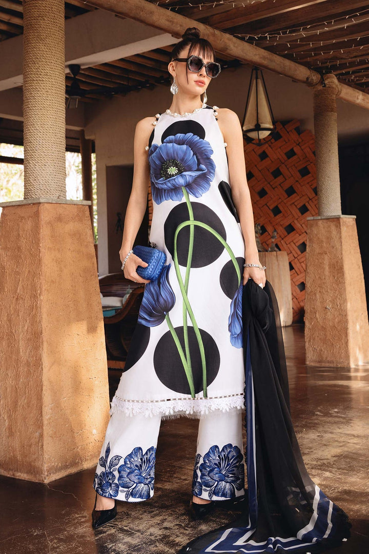 Design 13A - Maria B M Print Stitched