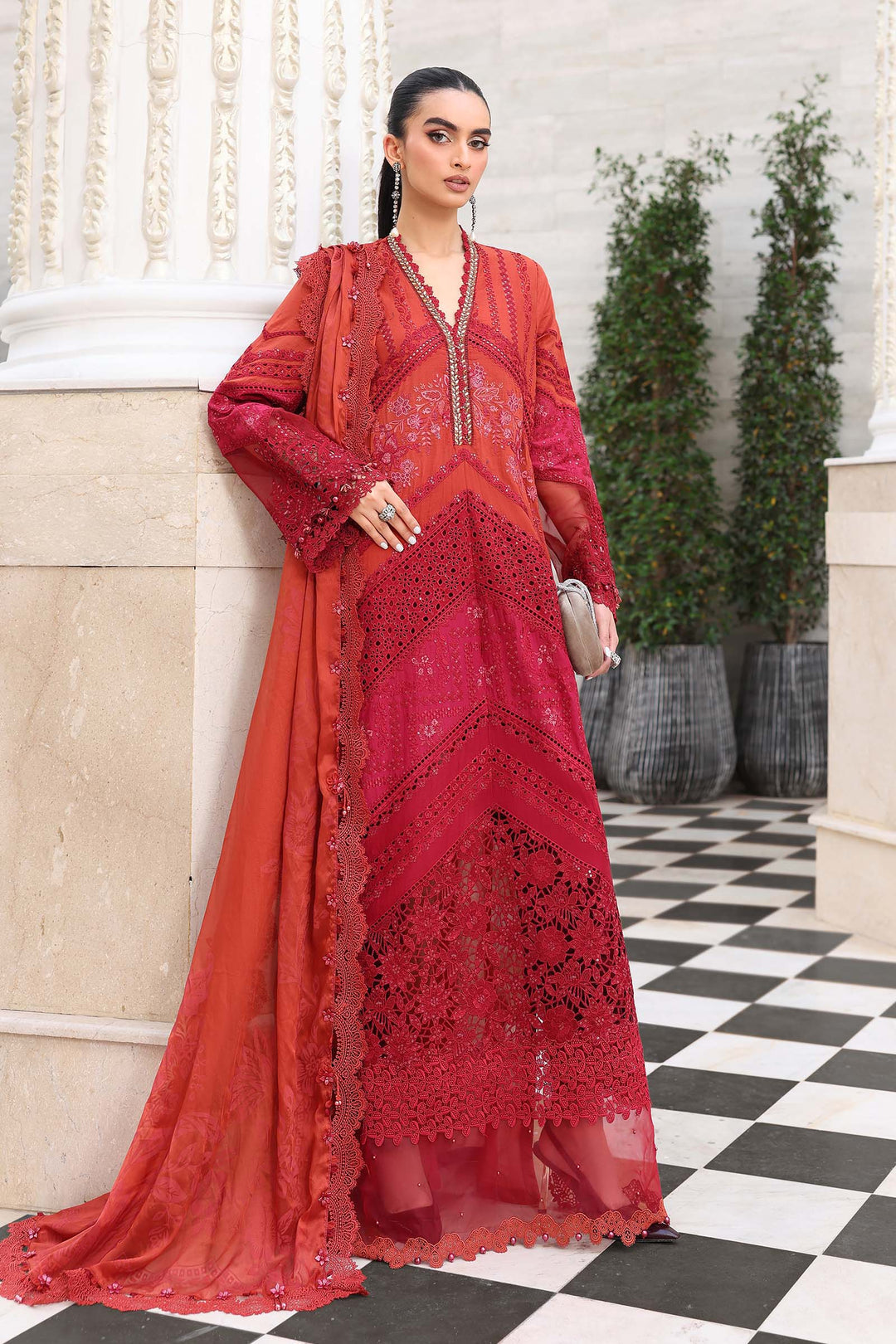 Design 13 - Maria B Luxury Lawn Stitched