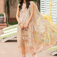 Lawn Pink Stitched Suit - Maria B