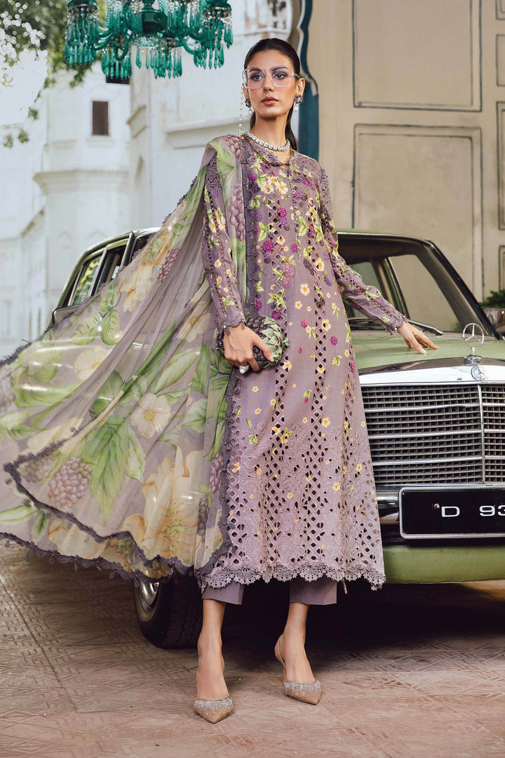Design 6B - Maria B M Print Stitched