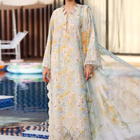 Embroidered Lawn Stitched Suit - Maria B M Print '26