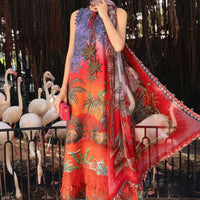 Design 7B - Maria B M Print Stitched