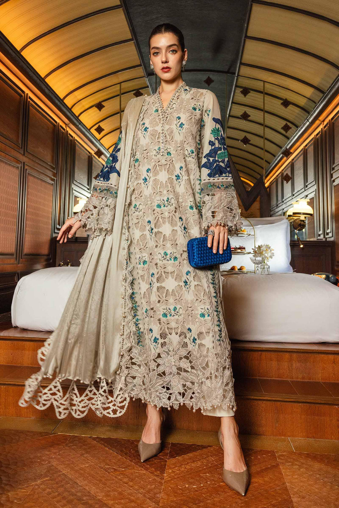 Design 8 - Maria B Luxury Lawn Stitched