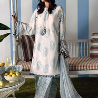 Embroidered Lawn Stitched Suit - Maria B M Print '26