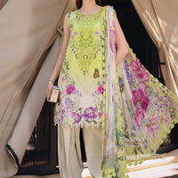 Design 9A - Maria B M Print Stitched