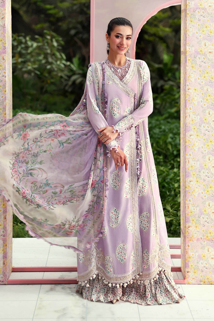 Embroidered Lawn Stitched Suit - Maria B M Print '26