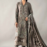 Design 09 - Maria B Winter Luxe Stitched