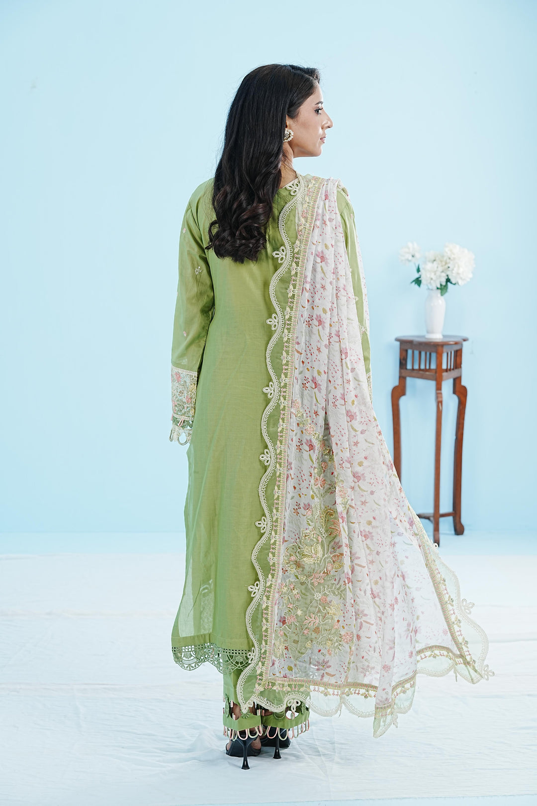 Lovisa - Qalamkar Qlinekari Lawn Stitched