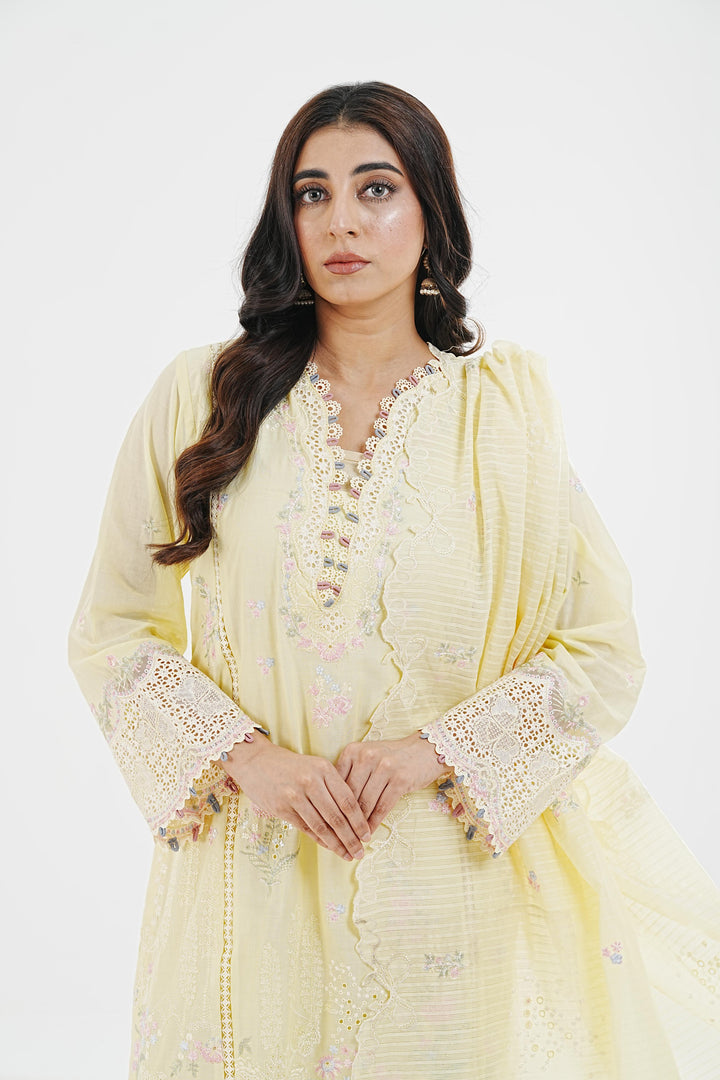Keva - Qalamkar Qlinekari Lawn Stitched