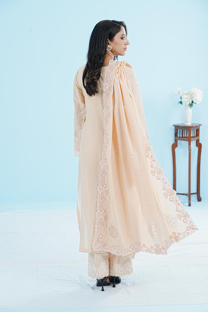 Disa - Qalamkar Qlinekari Lawn Stitched