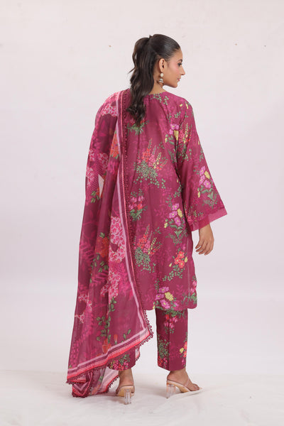 Dewpetal - Ayzel Printed Embroidered Stitched