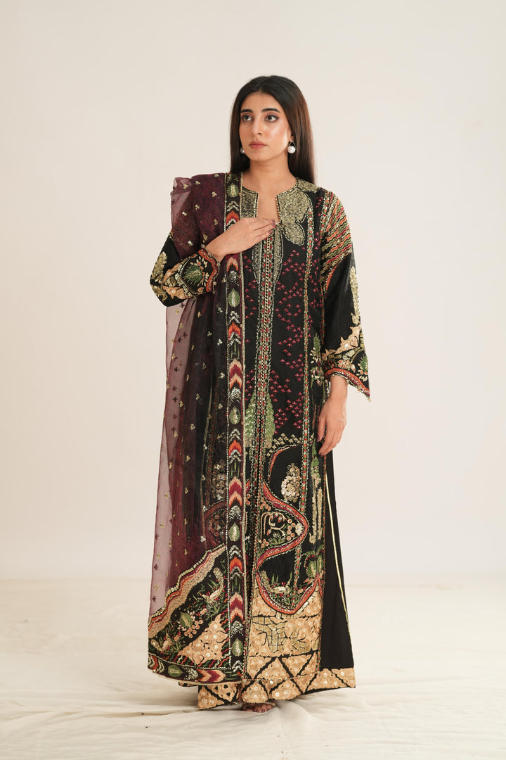Dhanak - Afrozeh Shehnai Wedding Formals Stitched