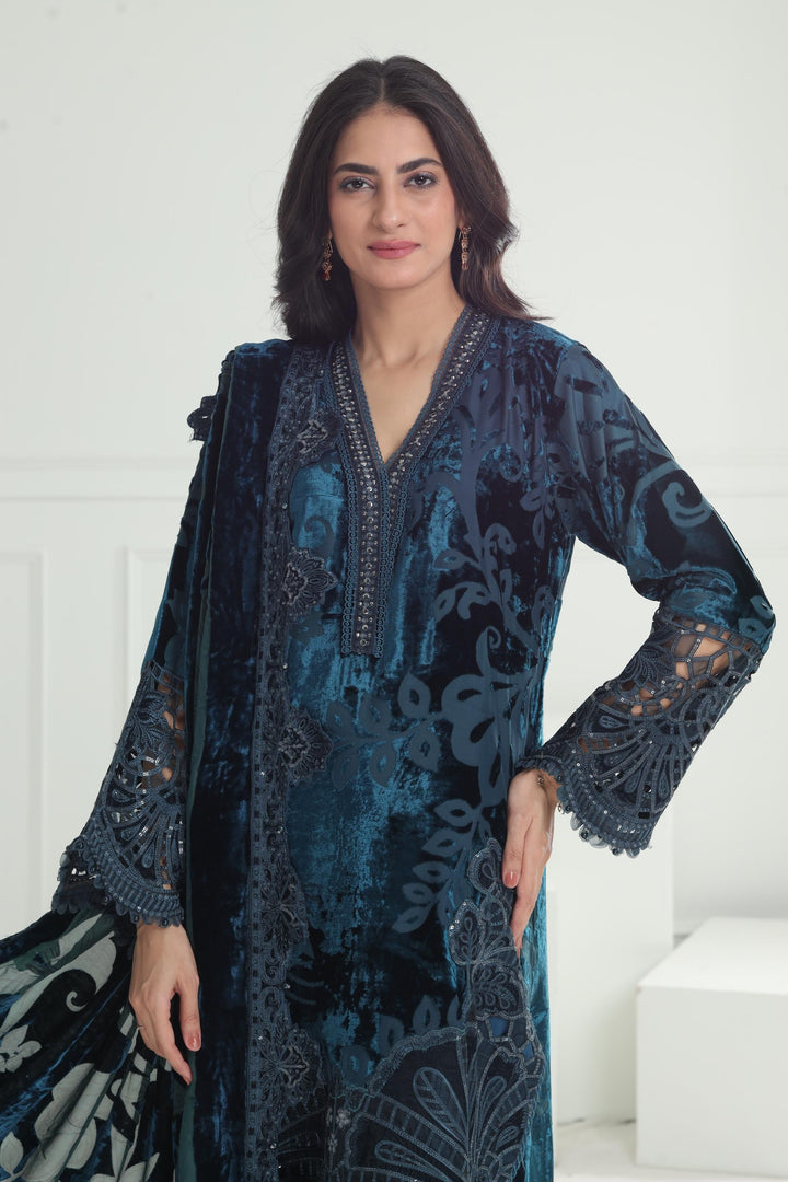 Design 03 - Maria B Winter Luxe Stitched