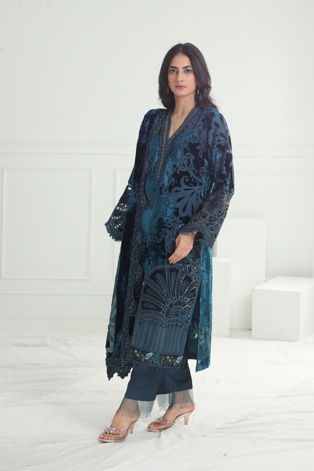 Design 03 - Maria B Winter Luxe Stitched