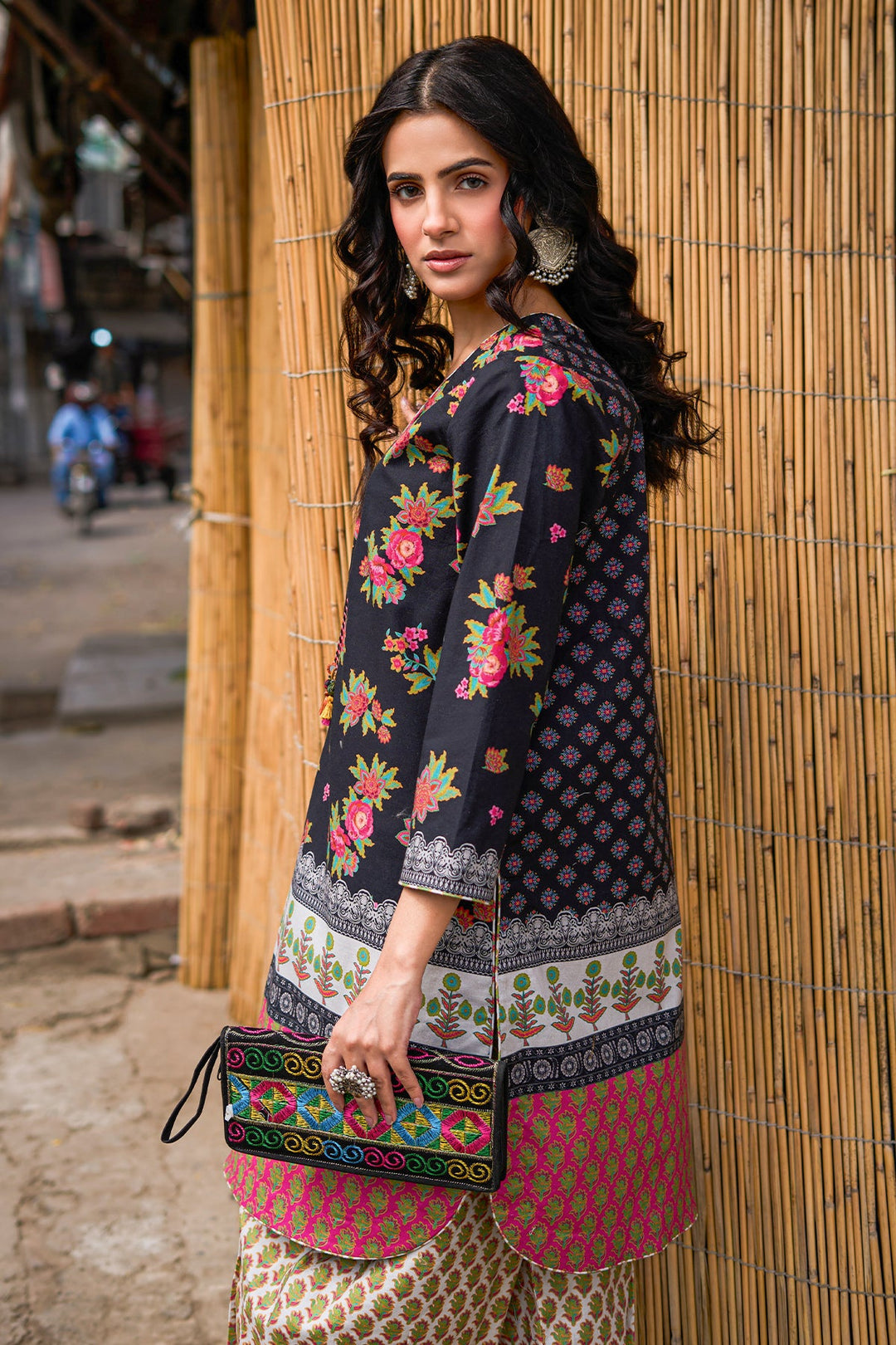 Lawn Black Stitched Suit - Charizma