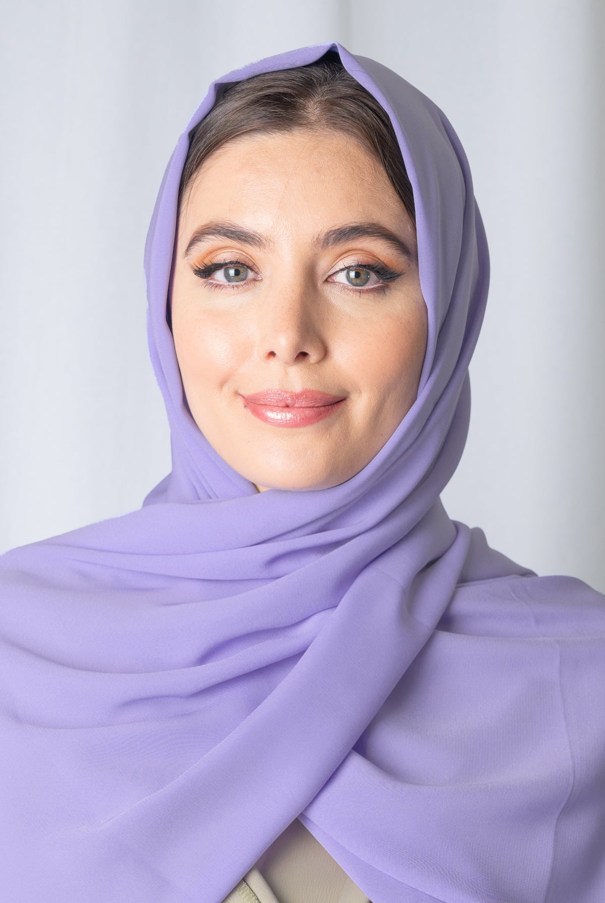 Violet Soft Crepe Hijab