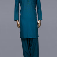 Blended Turquoise Shalwar Kameez - Raf Raf