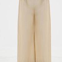 Zia Wide-Leg Cotton Trousers