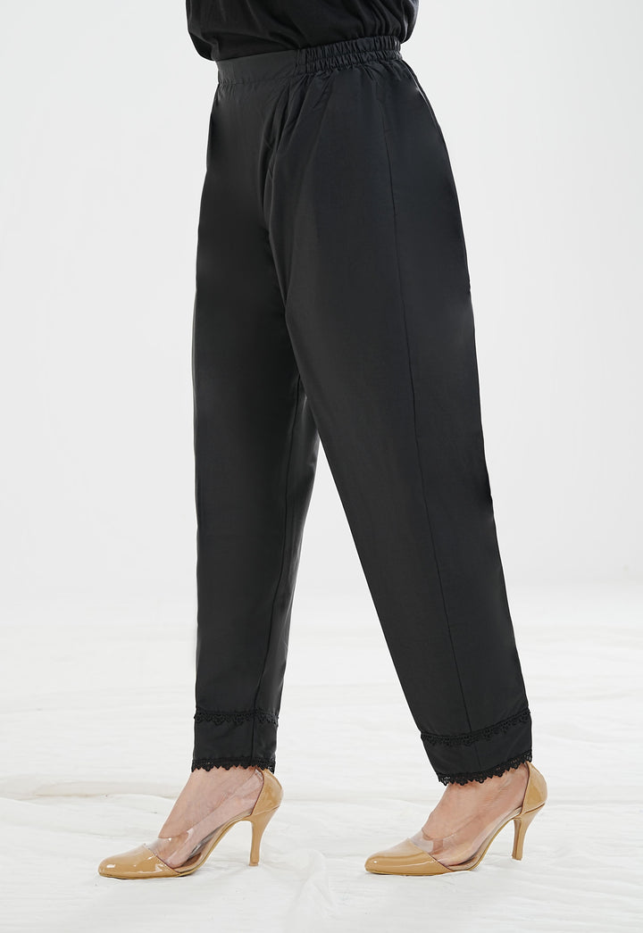 Layla Slim-Leg Cotton Trousers