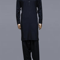 Blended Black Shalwar Kameez - Raf Raf