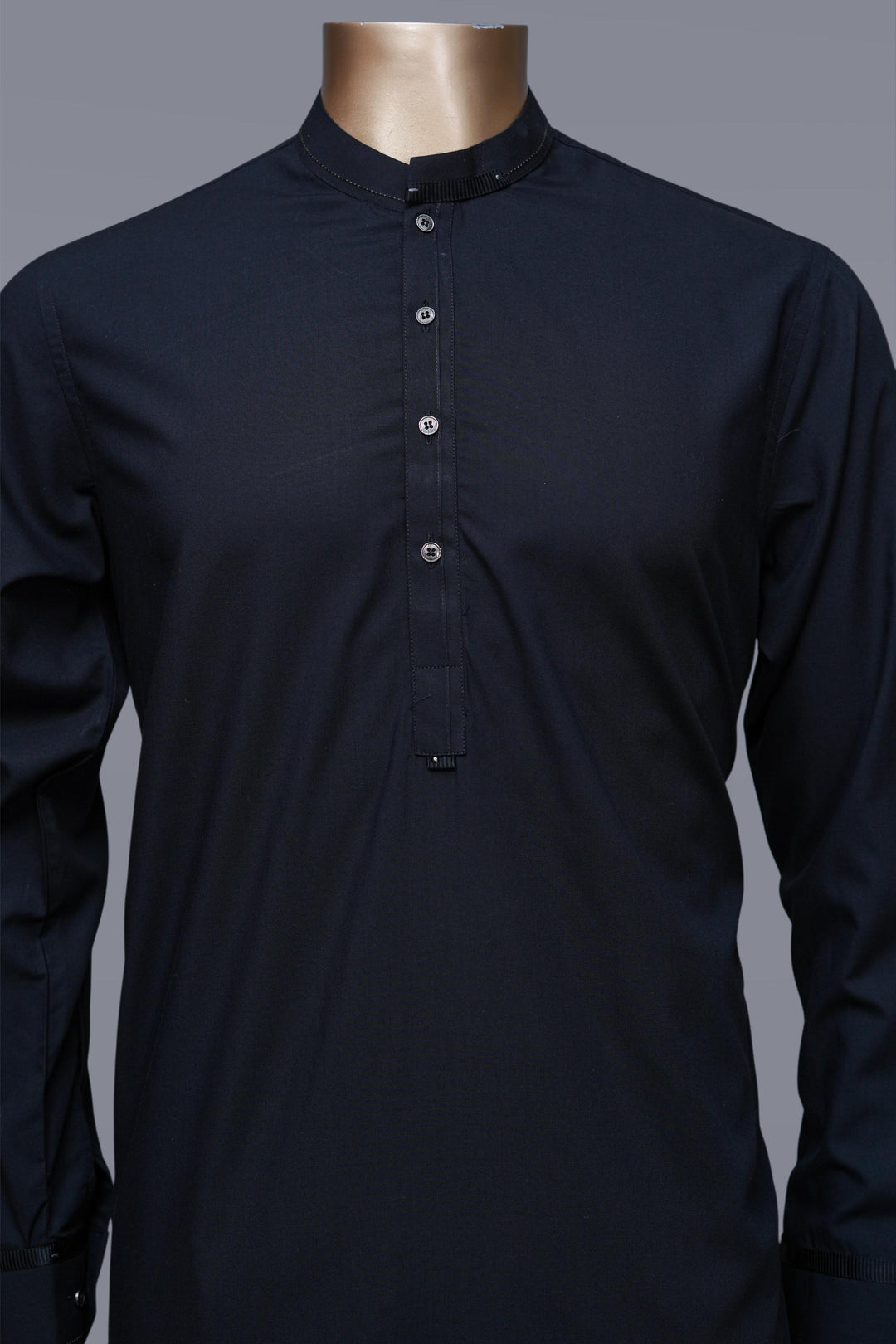 Blended Black Shalwar Kameez - Raf Raf