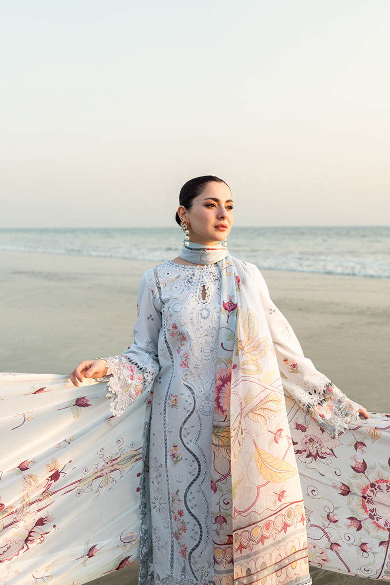 Isabella - Qalamkar Sahil Luxury Lawn Stitched