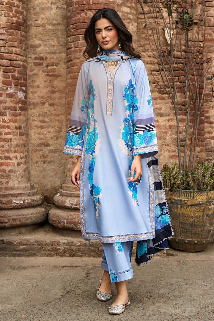 Lawn Lilac Stitched Suit - Charizma