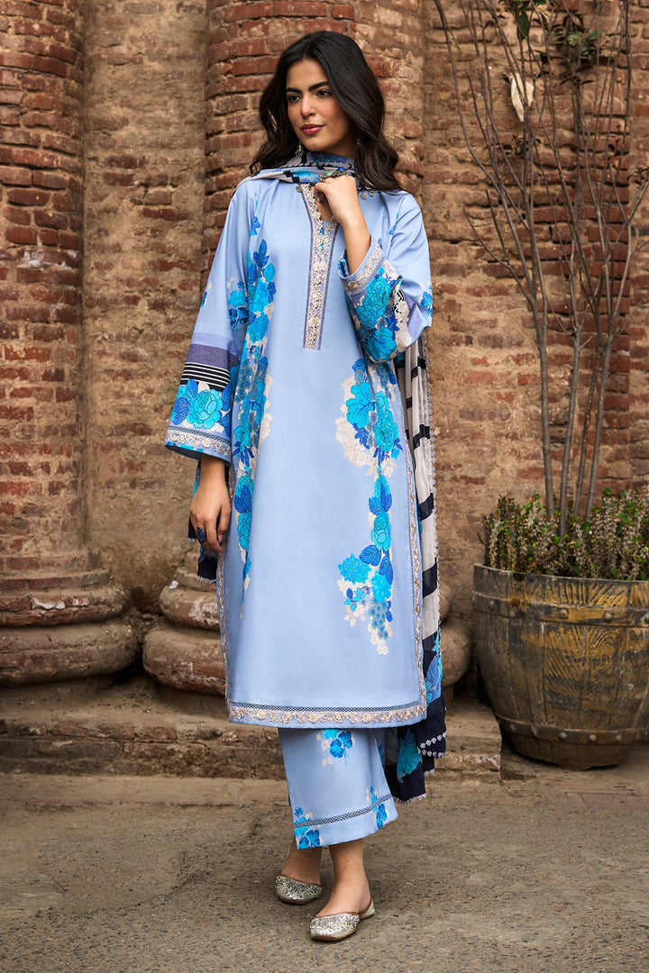 Lawn Lilac Stitched Suit - Charizma