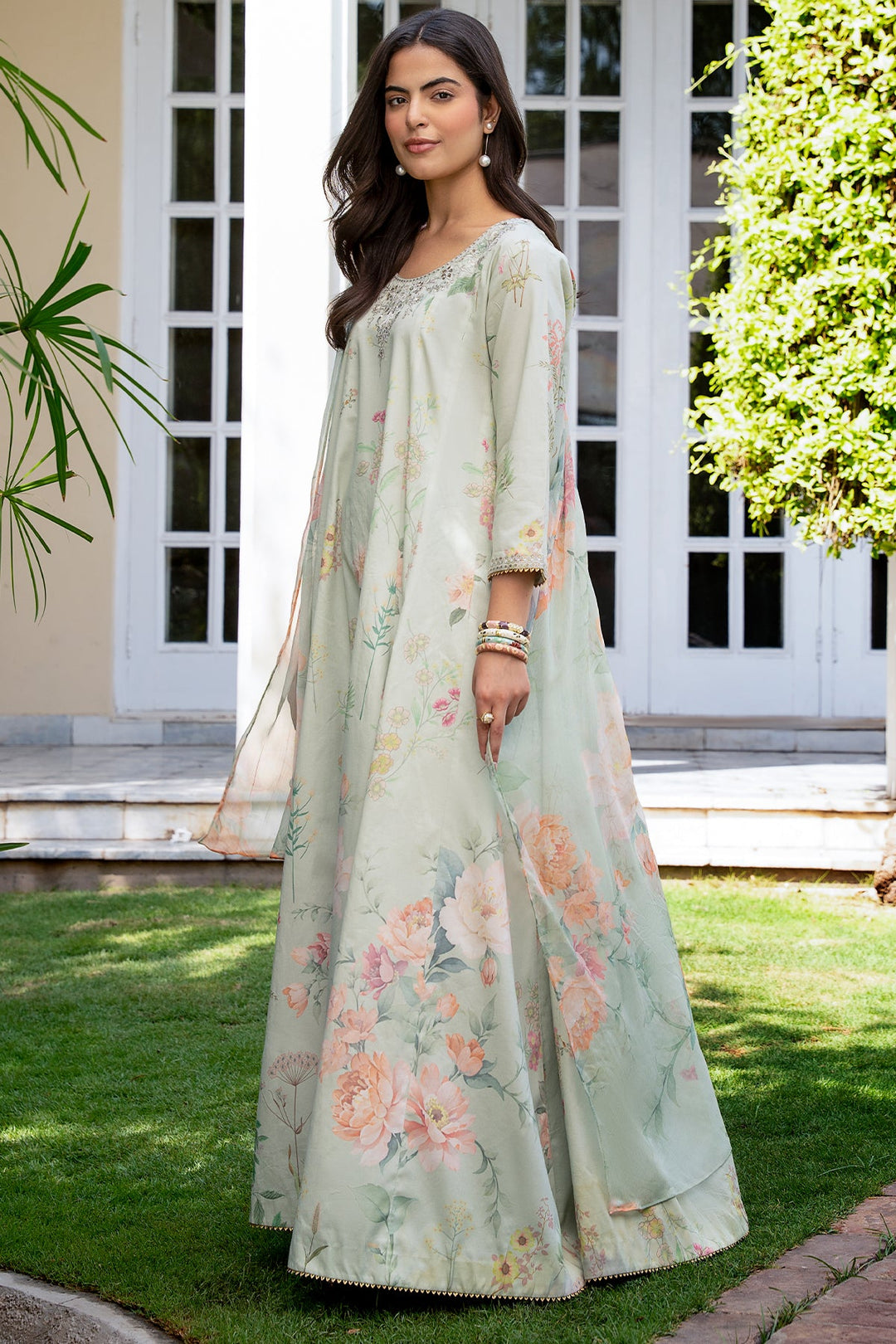 Lawn Pista Stitched Suit - Charizma
