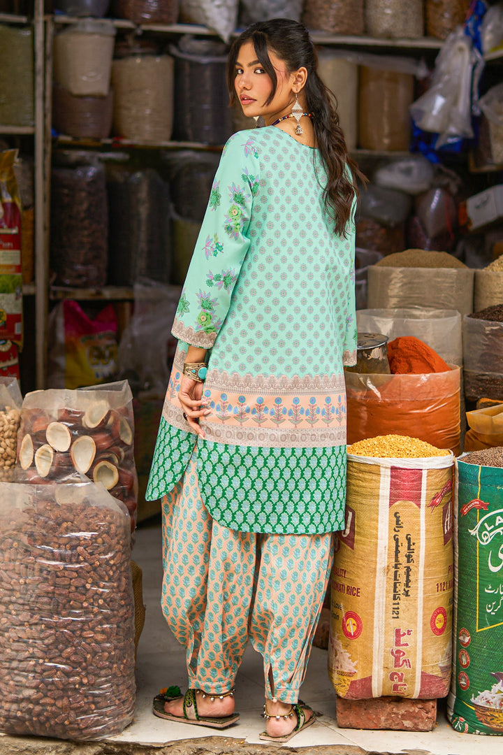 Lawn Ferozi Stitched Suit - Charizma