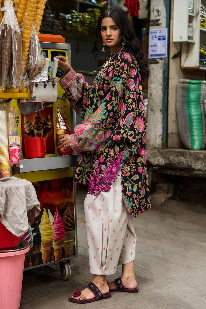 Lawn Black Stitched Suit - Charizma