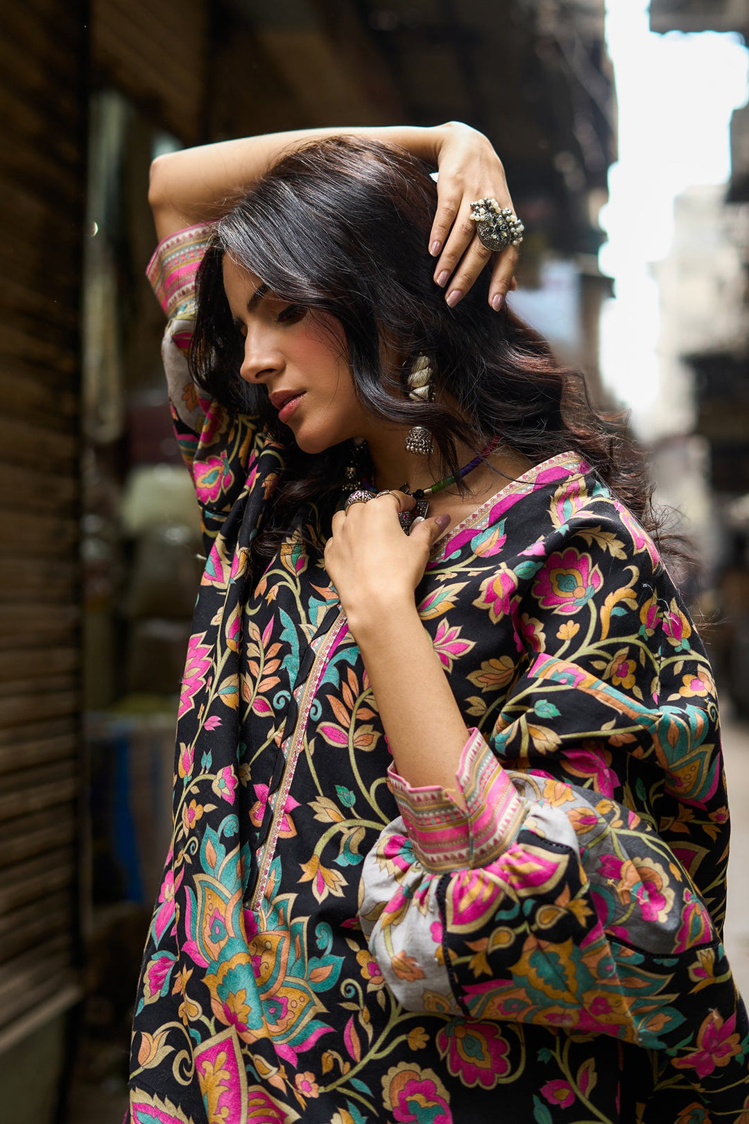 Lawn Black Stitched Suit - Charizma