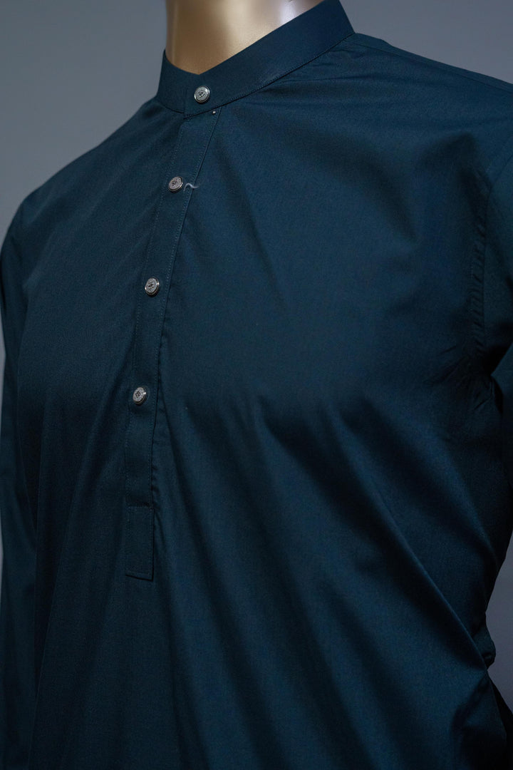 Blended Green Shalwar Kameez - Raf Raf