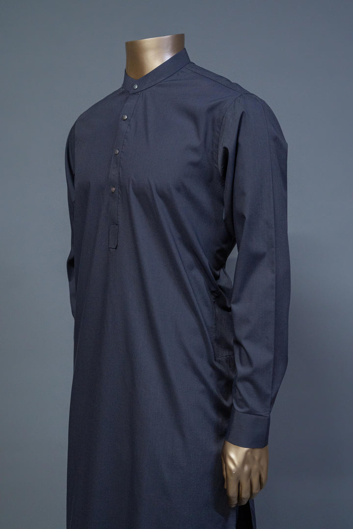 Blended Silver Grey Shalwar Kameez - Raf Raf