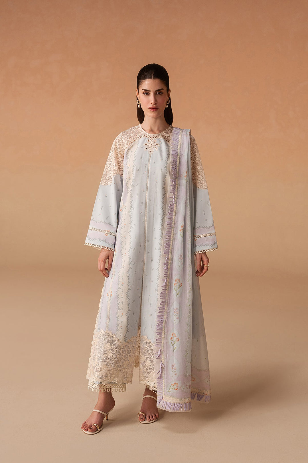 Sunnival Blue - Afrozeh Haze Summer Edit '26 Stitched