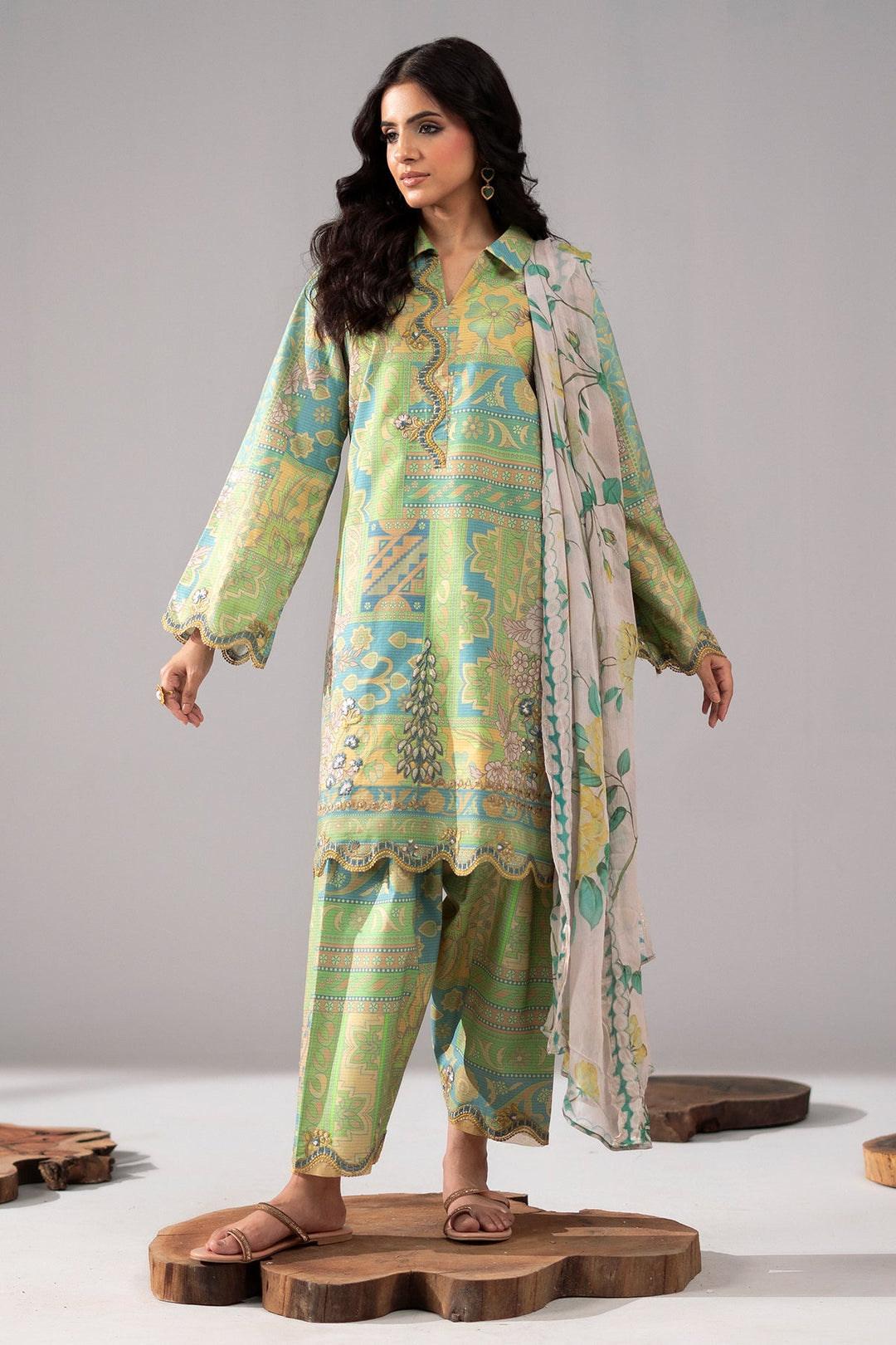 Lawn Multi Stitched Suit - Charizma
