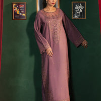 Embroidered Silk Lavender Stitched Suit - Asim Jofa