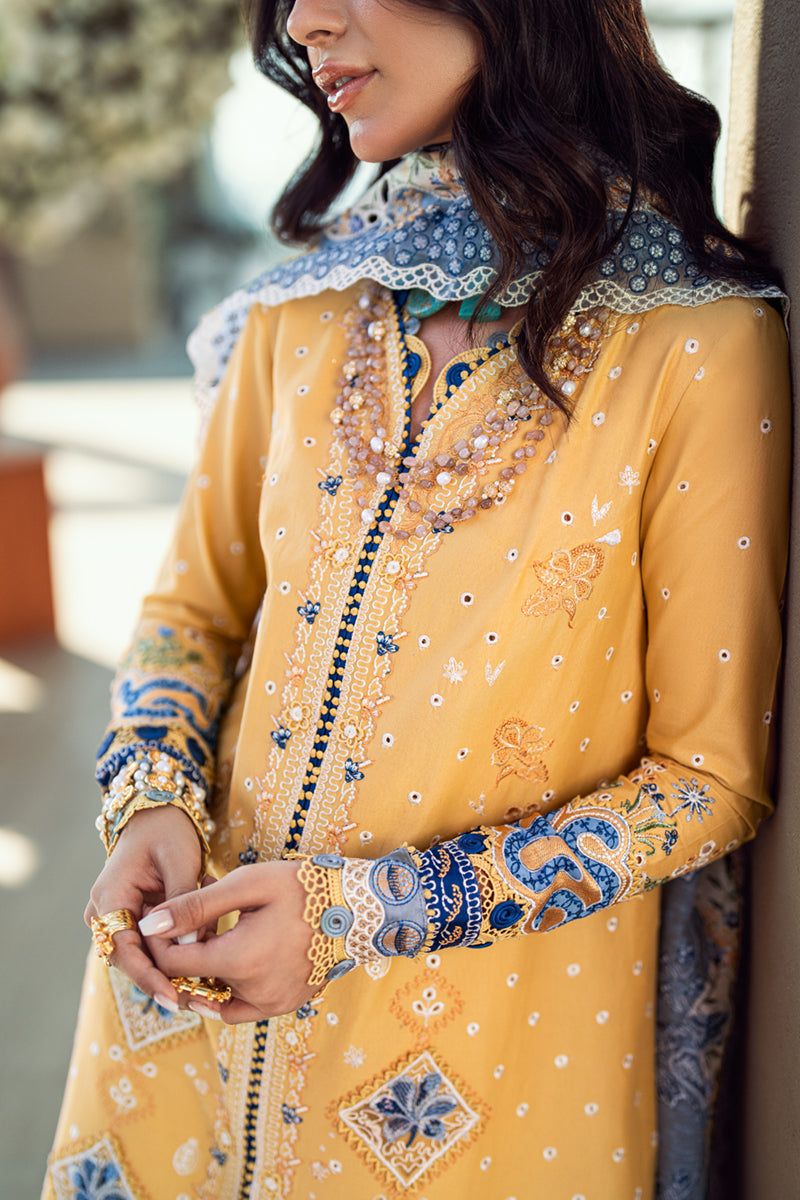 Natalie - Qalamkar Sahil Luxury Unstitched Collection