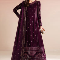 Design 1 - Jazmin Embroidered Formal Velvet Stitched