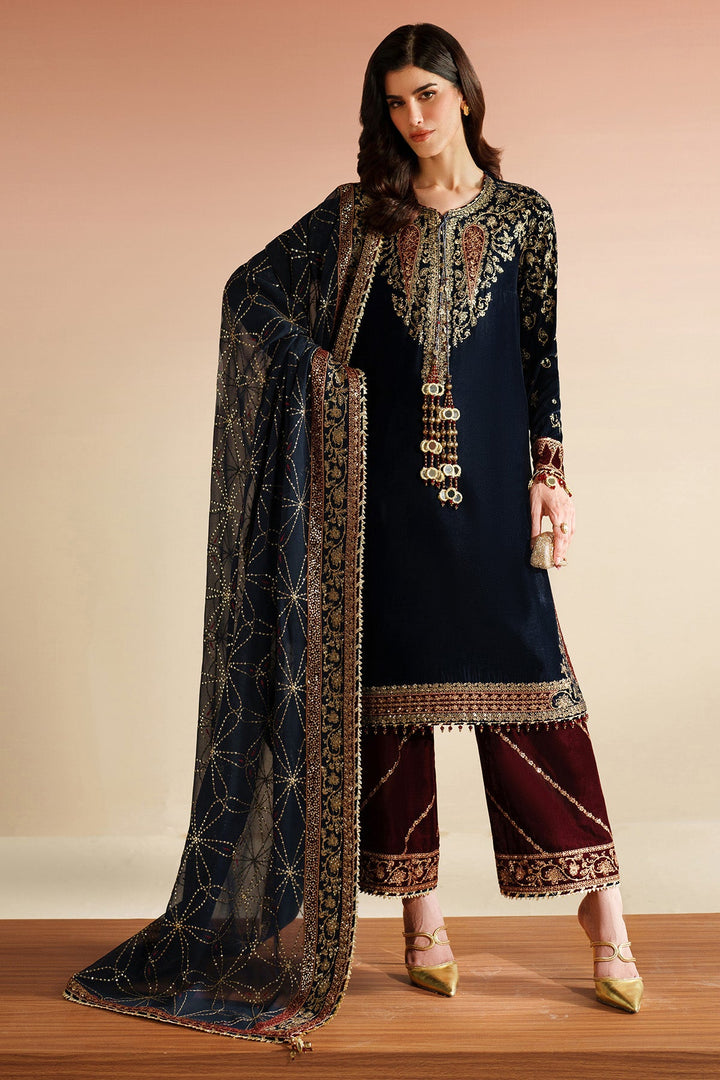 Design 7 - Jazmin Embroidered Formal Velvet Stitched
