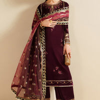 Design 4 - Jazmin Embroidered Formal Velvet Stitched