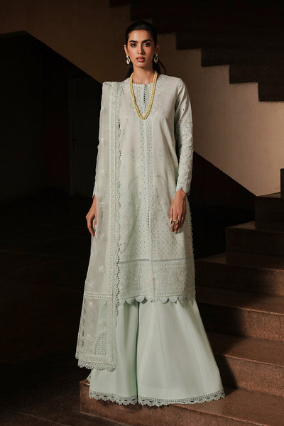 Celadon - Afrozeh Chikankari Lawn Stitched