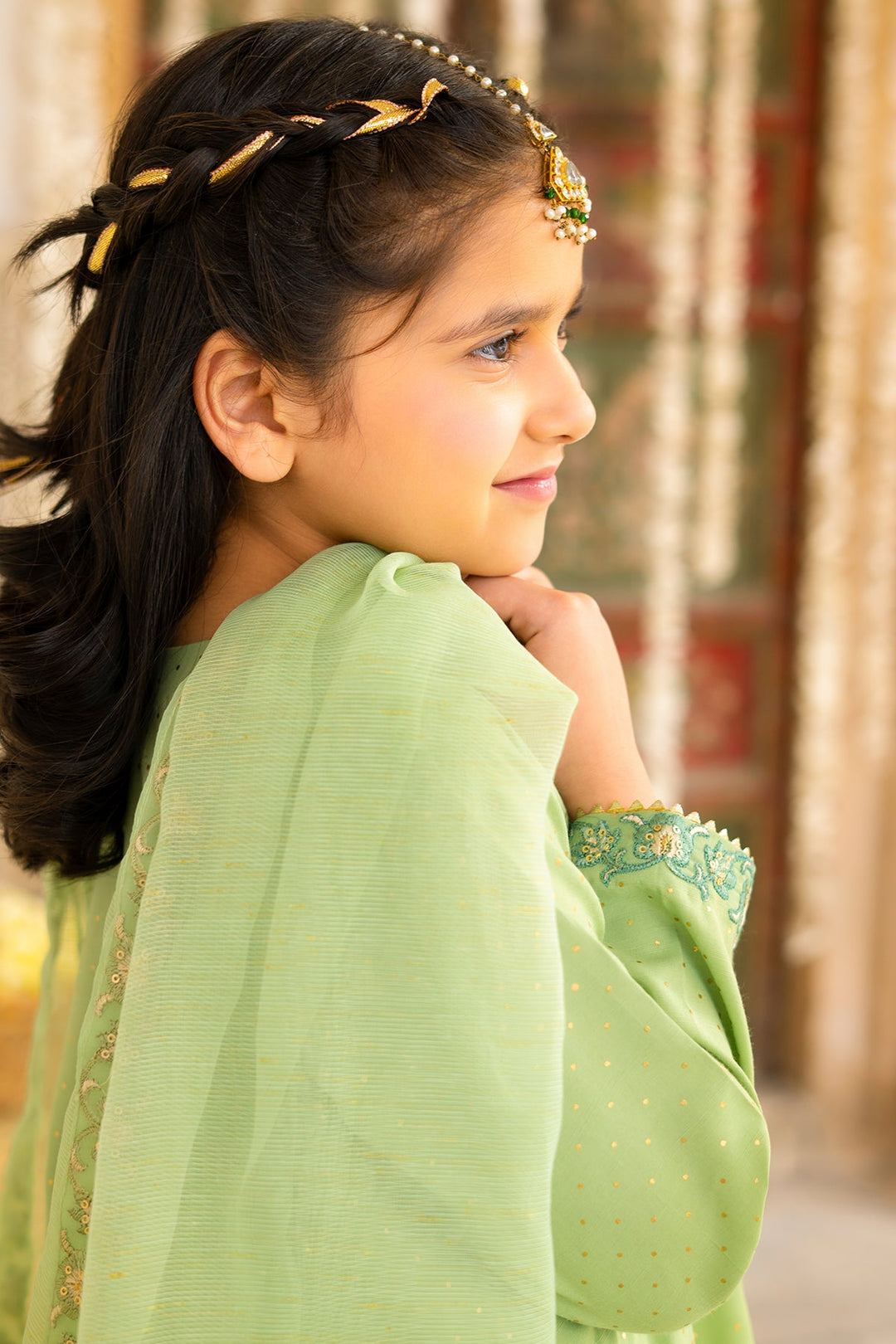 Raw Silk Mint Green Stitched Suit - Charizma Janan Raw Silk Mint Green Stitched Suit - Charizma Janan