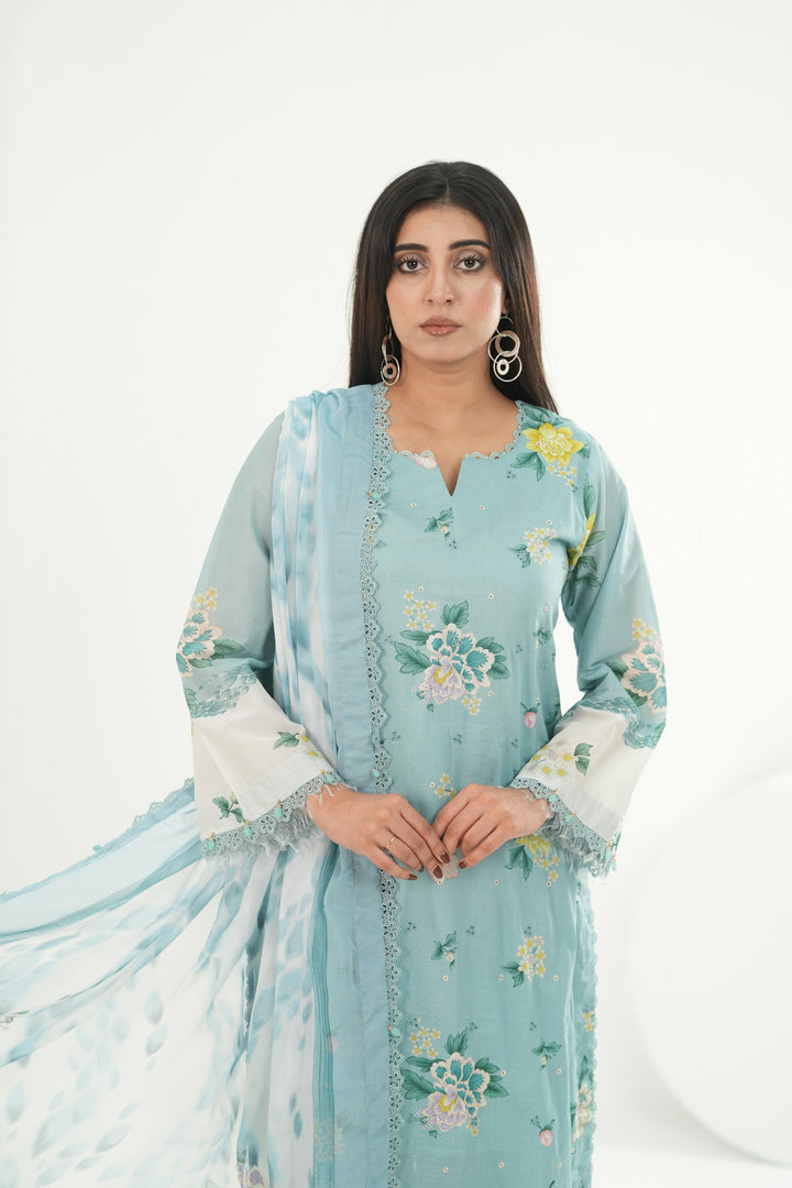 Design 8B - Maria B M Basic Summer Stitched