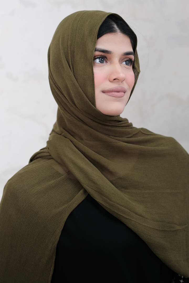 Olive Rayon Vogue Hijab