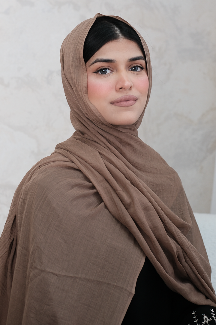 Cedar Cotton Silk Hijab