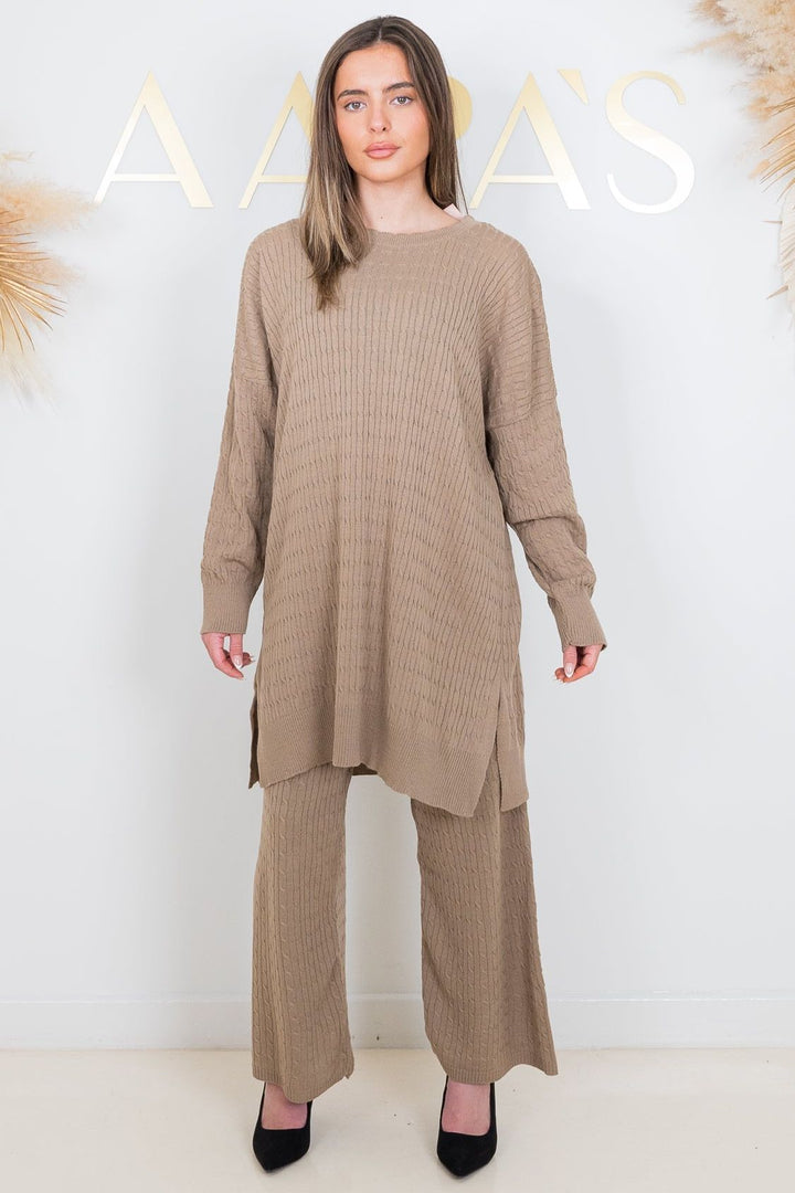 Adeena Beige Co-Ord